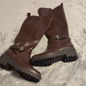 DV by Dolce Vita Dark Brown Heeled Boots